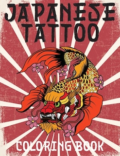 Front cover_Japanese Tattoo Coloring Book