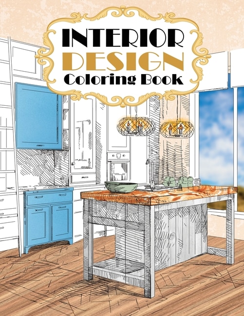 Front cover_Interior Design Coloring Book