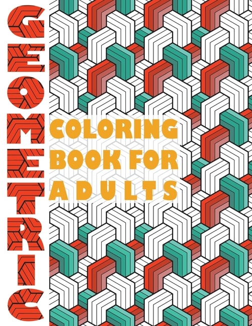 Front cover_Geometric Coloring Book for Adults