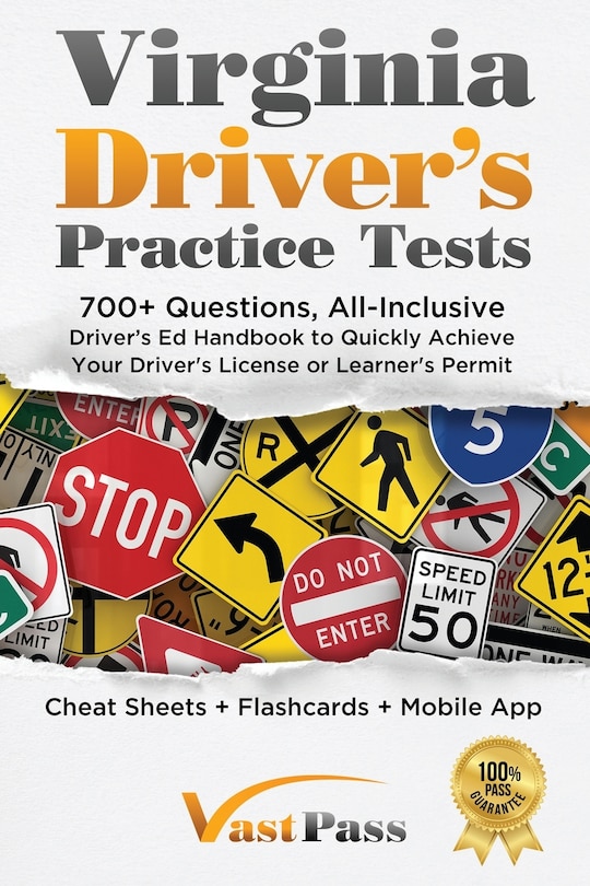 Front cover_Virginia Driver's Practice Tests
