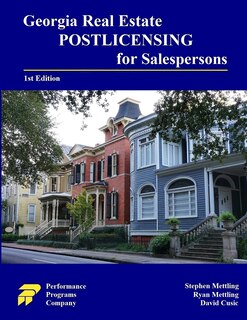 Couverture_Georgia Real Estate Postlicensing for Salespersons