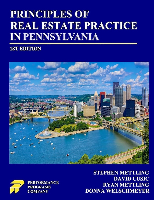 Front cover_Principles of Real Estate Practice in Pennsylvania