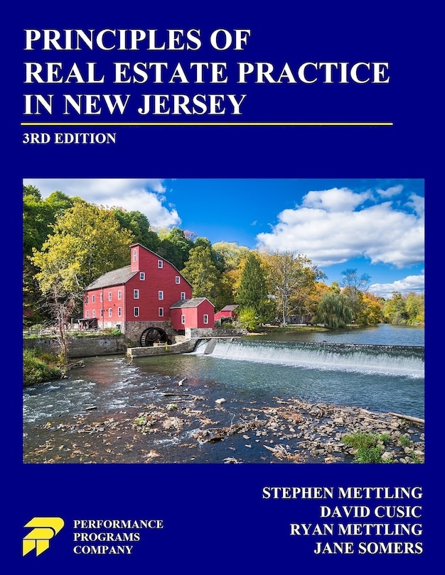 Front cover_Principles of Real Estate Practice in New Jersey