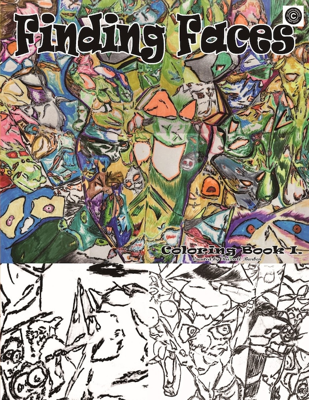 Couverture_Finding Faces Coloring Book I.