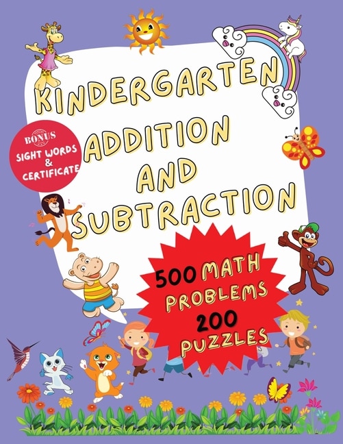Couverture_Kindergarten Math Addition and Subtraction