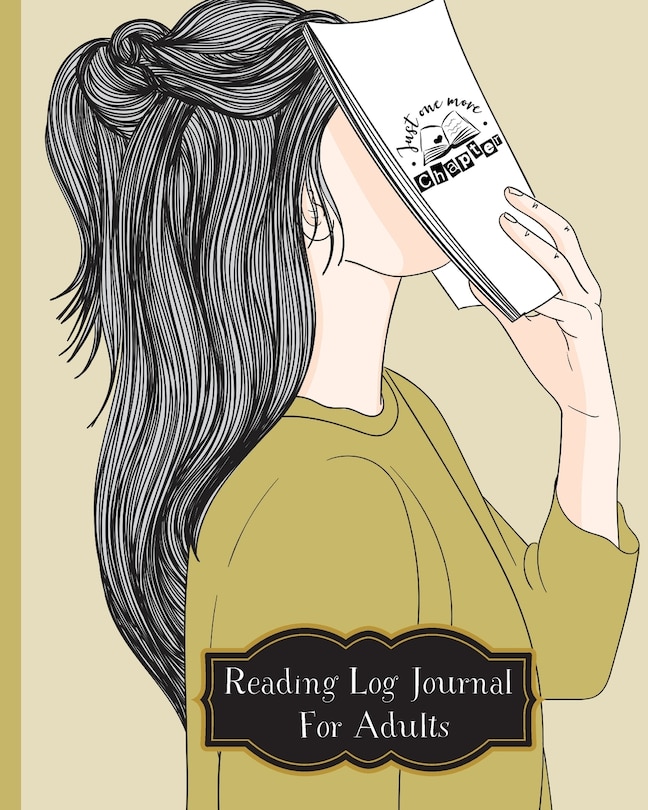 Front cover_Reading Log Journal For Adults