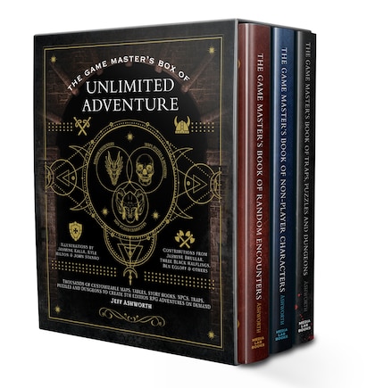 The Game Master's Box of Unlimited Adventure: Thousands of unforgettable maps, tables, story hooks, NPCs, traps, puzzles and dungeon chambers to create 5th edition RPG adventures on demand