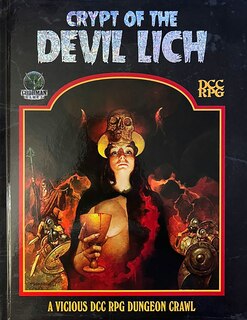 Front cover_Crypt of the Devil Lich - DCC RPG Edition
