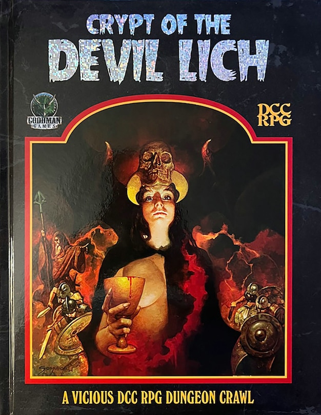 Front cover_Crypt of the Devil Lich - DCC RPG Edition