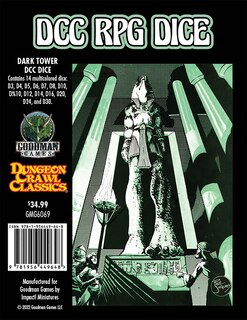 Front cover_DCC RPG Dice: Dark Tower DCC Dice