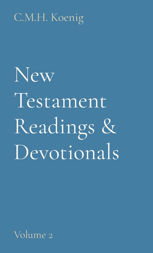 Front cover_New Testament Readings & Devotionals