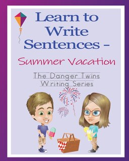 Front cover_Learn to Write Sentences - Summer Vacation