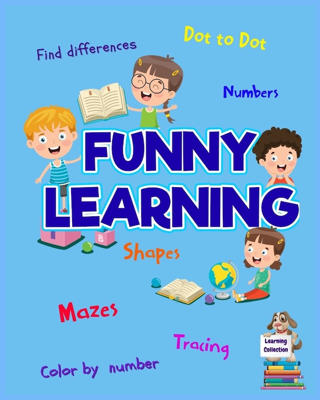 Front cover_Funny Learning Activity book for Kids