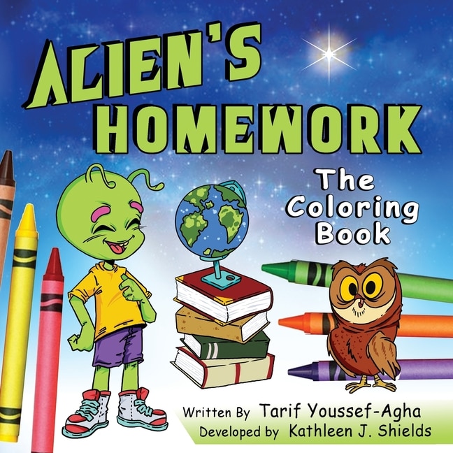 Couverture_Alien's Homework, The Coloring Book