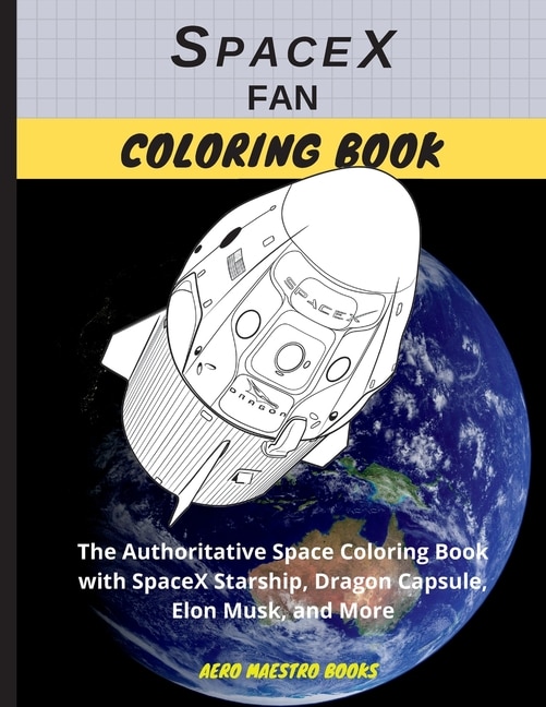 Couverture_SpaceX Fan Coloring Book