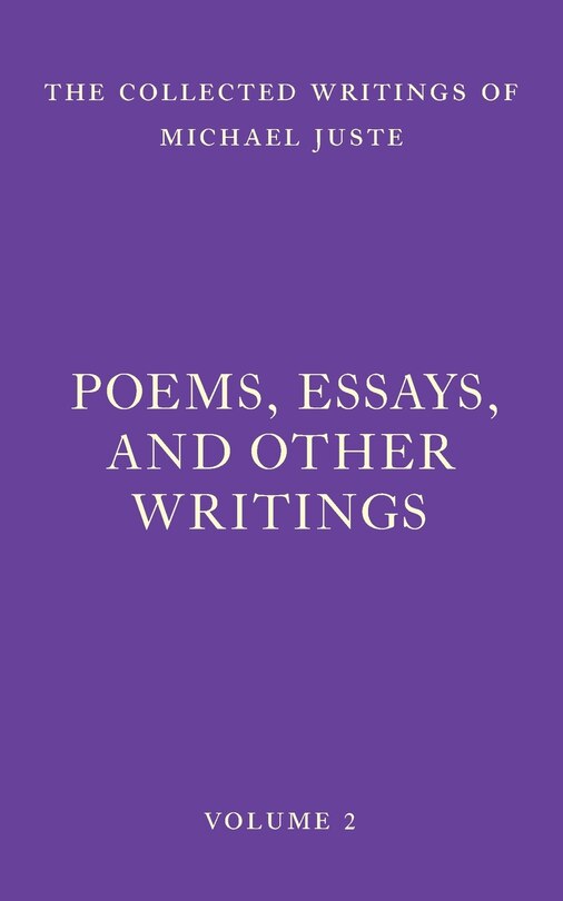 Front cover_Poems, Essays, and Other Writings