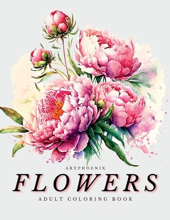 Couverture_Flowers Coloring Book - a Botanical Adventure for Nature Lovers and Art Enthusiasts