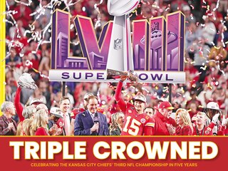 Front cover_Triple Crowned - Celebrating the Kansas City Chiefs' Third NFL Championship in Five Years