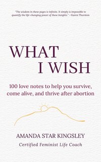 Front cover_What I Wish