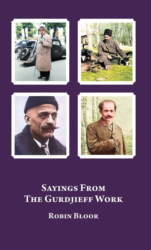 Front cover_Sayings From The Gurdjieff Work