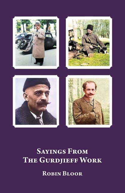 Front cover_Sayings From The Gurdjieff Work