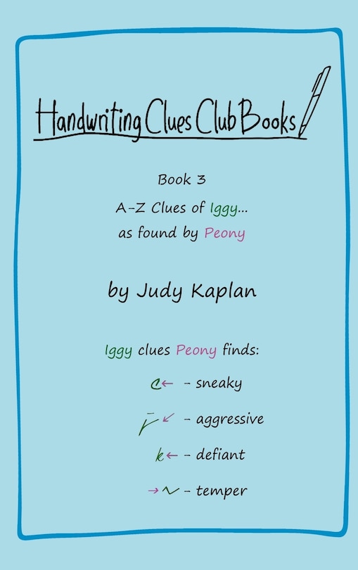 Front cover_Handwriting Clues Club - Book 3