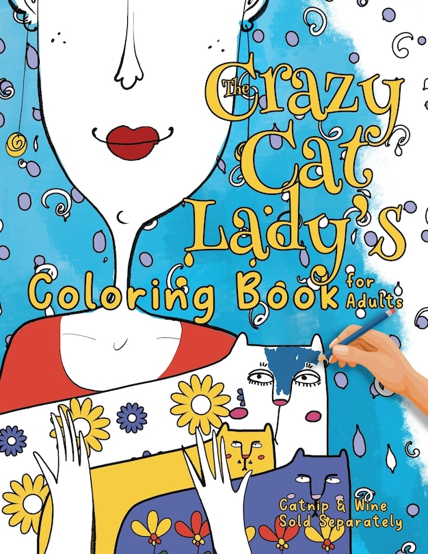 Couverture_The Crazy Cat Lady's Coloring Book for Adults