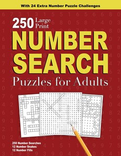 Front cover_250 Number Search Puzzles for Adults