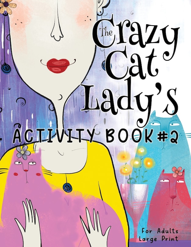 Front cover_The Crazy Cat Lady's Activity Book #2