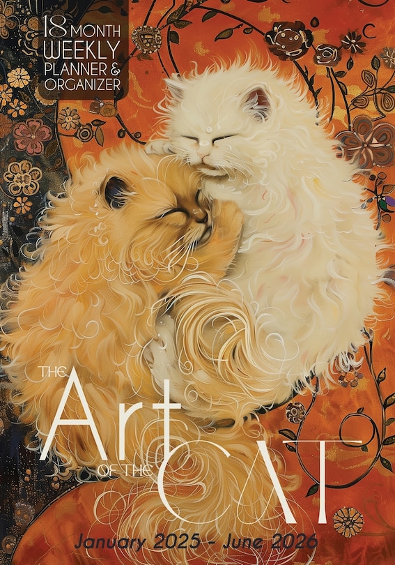 Front cover_The Art of the Cat 18 Month Weekly Planner and Organizer