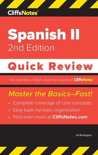 Front cover_CliffsNotes Spanish II