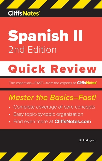Front cover_CliffsNotes Spanish II