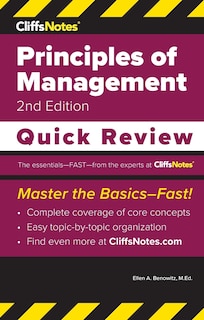 Couverture_CliffsNotes Principles of Management