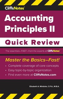 Front cover_CliffsNotes Accounting Principles II