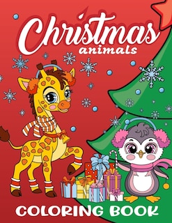 Couverture_Christmas Animals Coloring Book for Kids