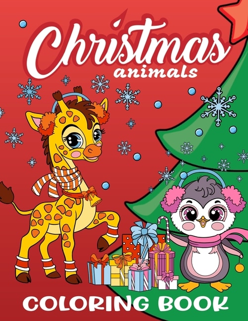 Couverture_Christmas Animals Coloring Book for Kids