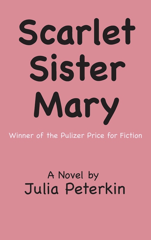 Front cover_Scarlet Sister Mary