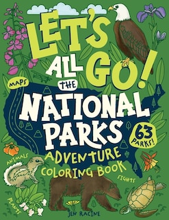 Couverture_Let's Go! All the National Parks Adventure Coloring Book