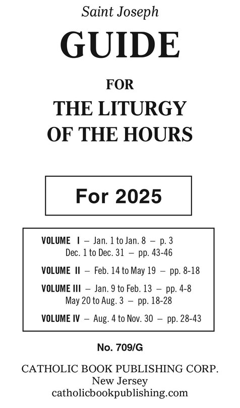 Couverture_Liturgy of the Hours Guide for 2025 (Large Type)