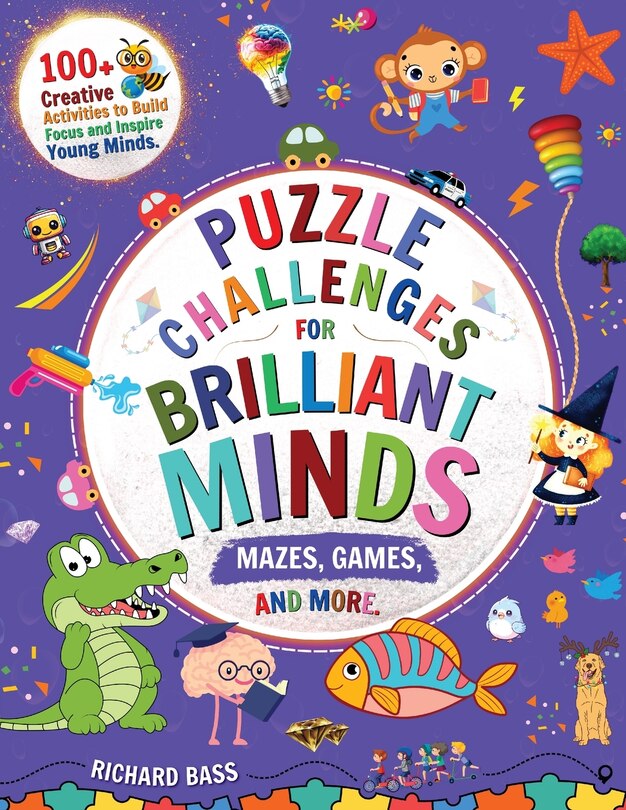 Couverture_Puzzle Challenges for Brilliant Minds Mazes, Games, and More