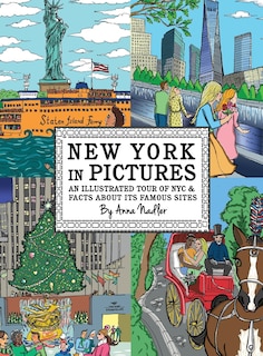 Front cover_New York in Pictures - an illustrated tour of NYC & facts about its famous sites