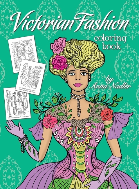 Front cover_Victorian Fashion Coloring Book