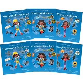 Front cover_More Women in Science English and Spanish Paperback Set