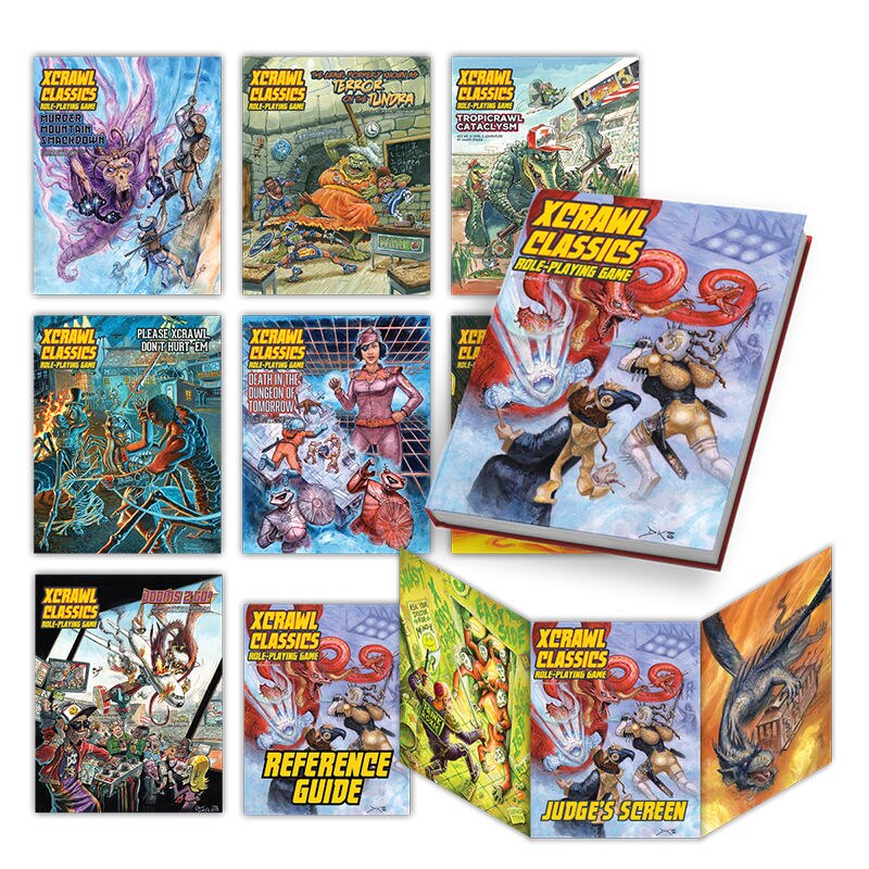 Front cover_XCC Rpg: Xcrawl Classics Complete Collection