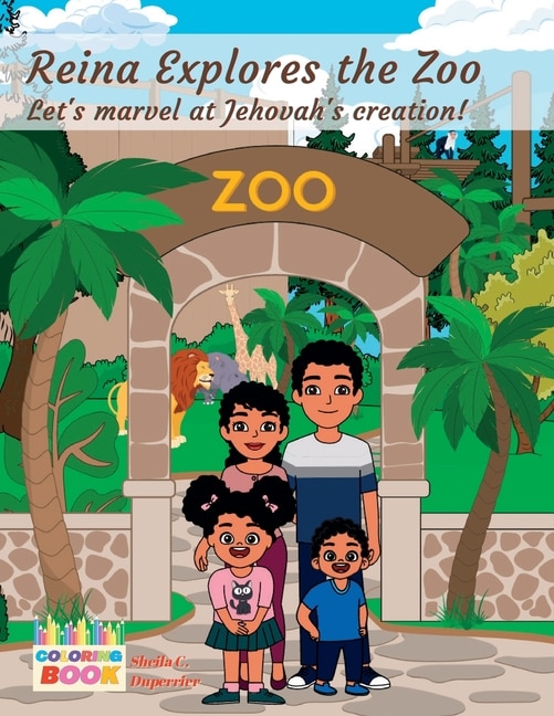 Couverture_Reina Explores the Zoo - Coloring Book