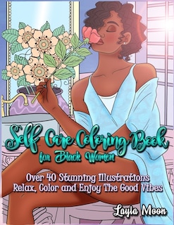 Front cover_Self-Care Coloring Book for Black Women