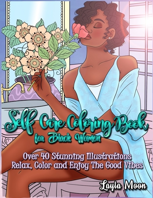 Front cover_Self-Care Coloring Book for Black Women