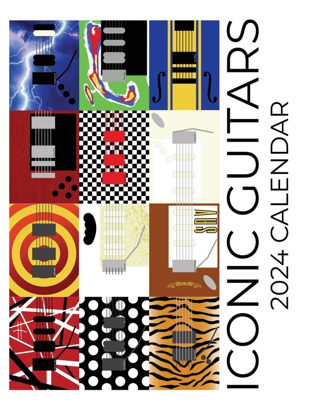 Couverture_Iconic Guitars 2024 Calendar