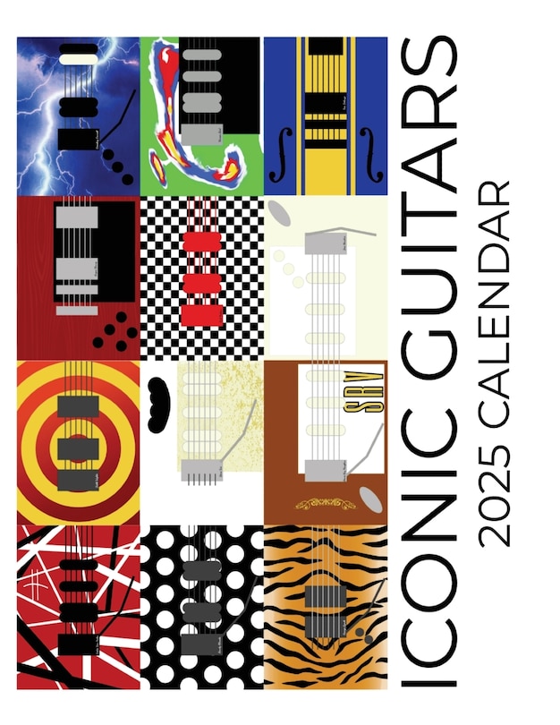 Couverture_Iconic Guitars 2025 Calendar