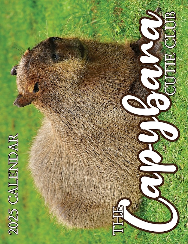 Couverture_The Capybara Cutie Club 2025 Calendar